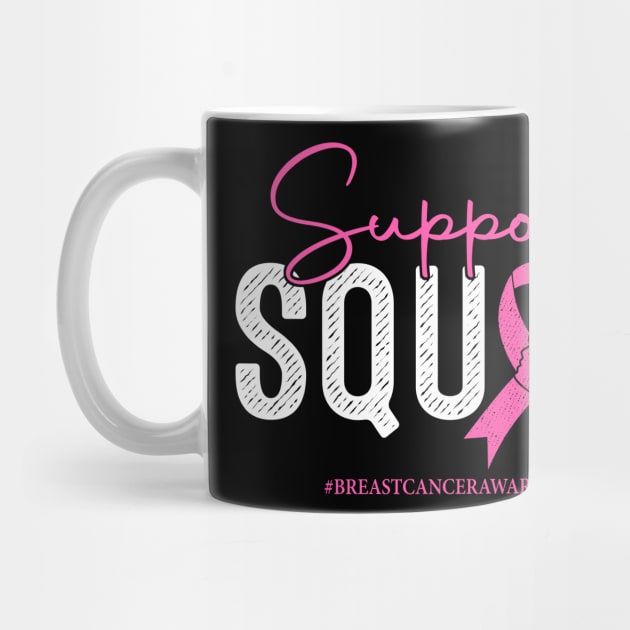 Breast Cancer Support Squad Pink Ribbon by apesarreunited122